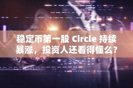 稳定币第一股 Circle 持续暴涨，投资人还看得懂么？