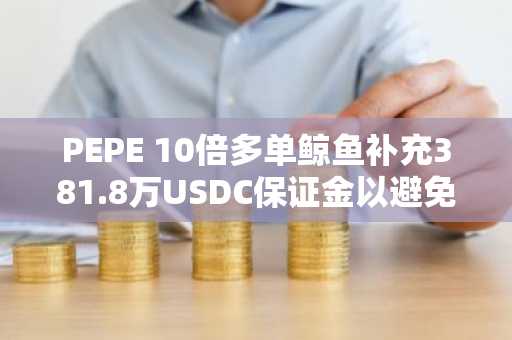 PEPE 10倍多单鲸鱼补充381.8万USDC保证金以避免清算