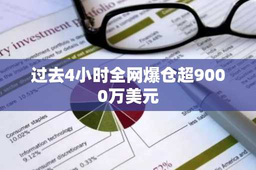 过去4小时全网爆仓超9000万美元