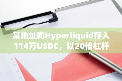 某地址向Hyperliquid存入114万USDC，以20倍杠杆做多比特币