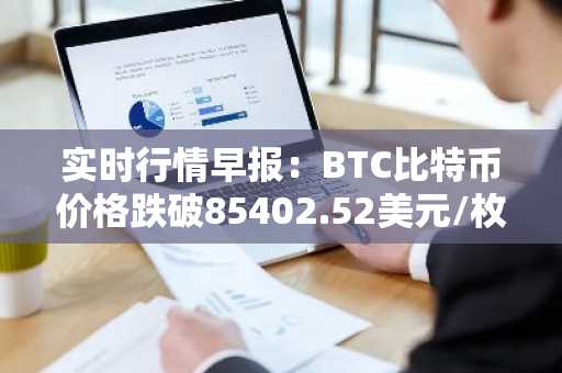 实时行情早报：BTC比特币价格跌破85402.52美元/枚，日内跌-1.01%