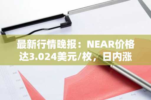 最新行情晚报：NEAR价格达3.024美元/枚，日内涨幅3.56%