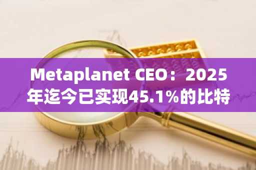 Metaplanet CEO：2025年迄今已实现45.1%的比特币收益率