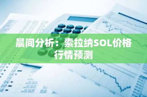 晨间分析：索拉纳SOL价格行情预测