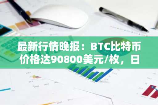 最新行情晚报：BTC比特币价格达90800美元/枚，日内涨幅1.02%