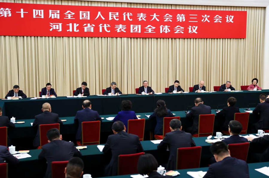 李强赵乐际王沪宁蔡奇丁薛祥李希分别参加全国两会一些团组审议和讨论