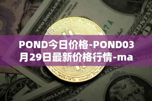 POND今日价格-POND03月29日最新价格行情-marlin最新走势消息
