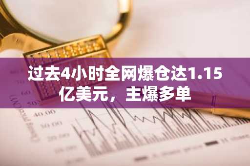 过去4小时全网爆仓达1.15亿美元，主爆多单
