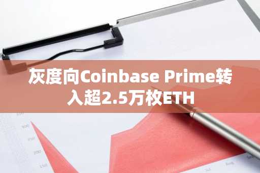 灰度向Coinbase Prime转入超2.5万枚ETH
