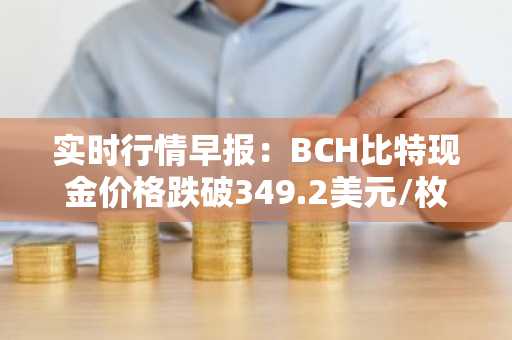 实时行情早报：BCH比特现金价格跌破349.2美元/枚，日内跌-3.03%