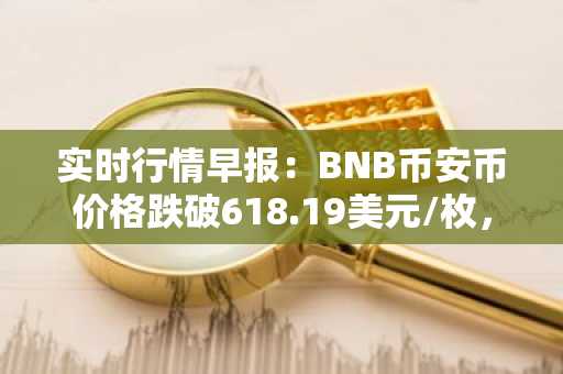 实时行情早报：BNB币安币价格跌破618.19美元/枚，日内跌-1.02%