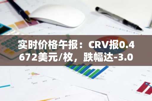 实时价格午报：CRV报0.4672美元/枚，跌幅达-3.01%
