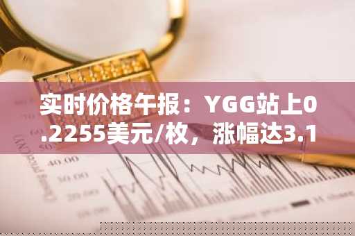 实时价格午报：YGG站上0.2255美元/枚，涨幅达3.16%