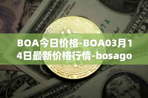 BOA今日价格-BOA03月14日最新价格行情-bosagora最新走势消息