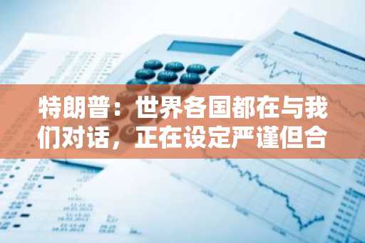 特朗普：世界各国都在与我们对话，正在设定严谨但合理的标准
