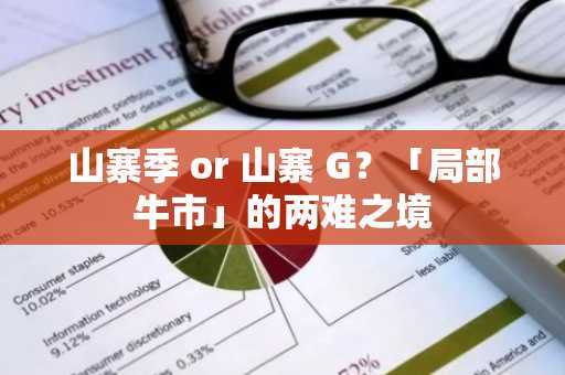 山寨季 or 山寨 G？「局部牛市」的两难之境