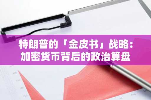 特朗普的「金皮书」战略：加密货币背后的政治算盘